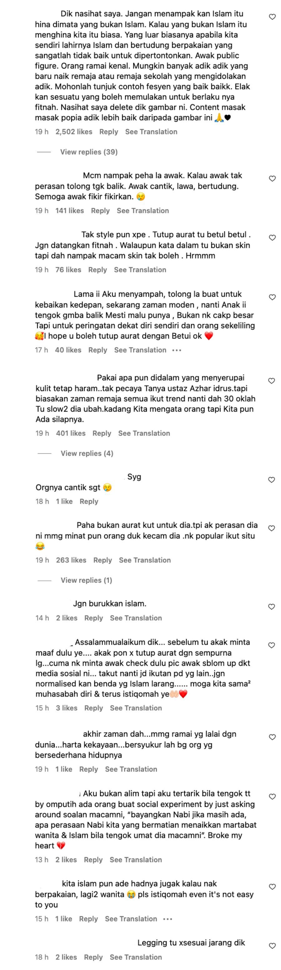 penampilan penyanyi wanita berhijab ini sekali lagi undang kecaman netizen