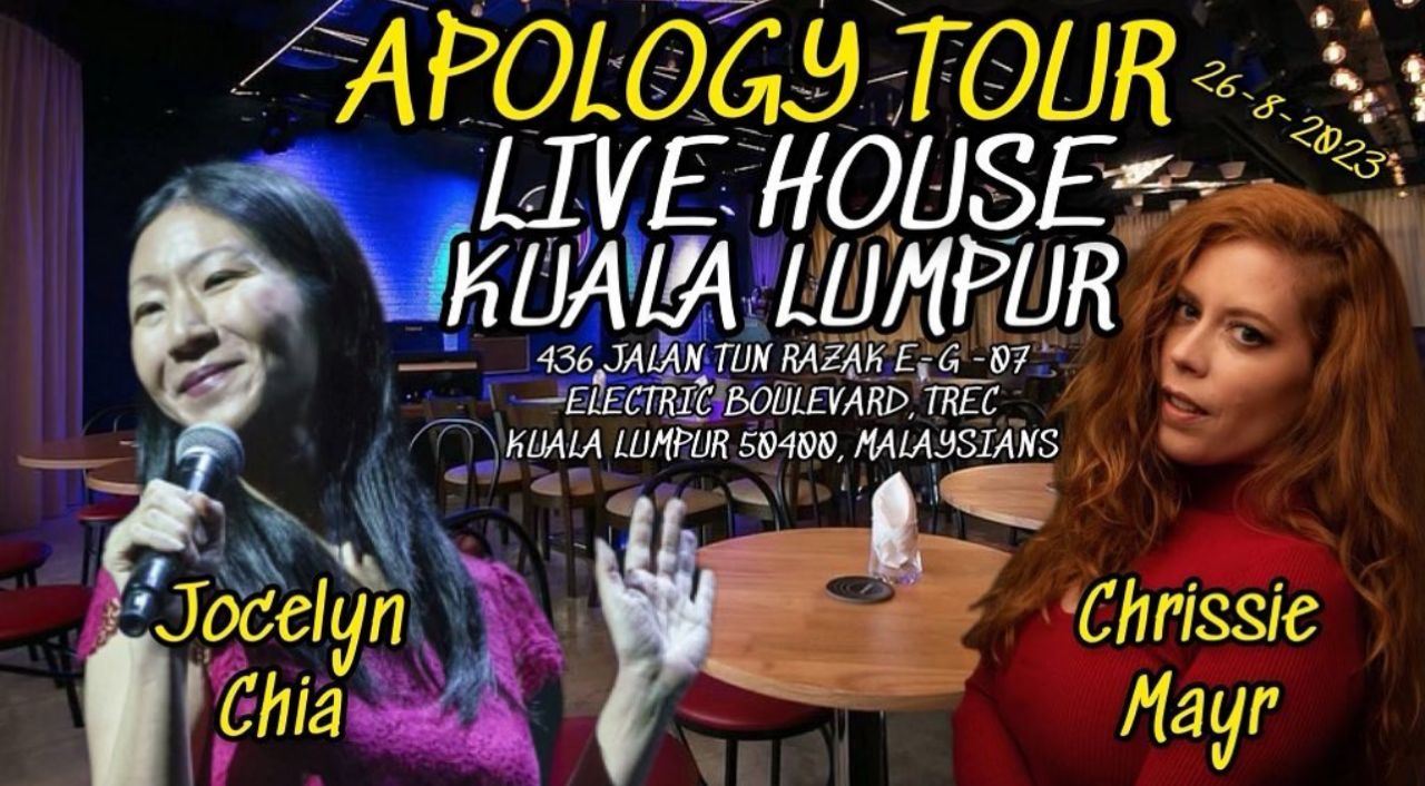 ramai bantah ‘jelajah minta maaf’ oleh jocelyn chia di kl, ogos ini