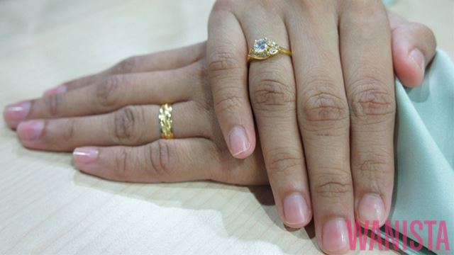 cincin merisik & tunang, nak pakai jari mana satu ni?