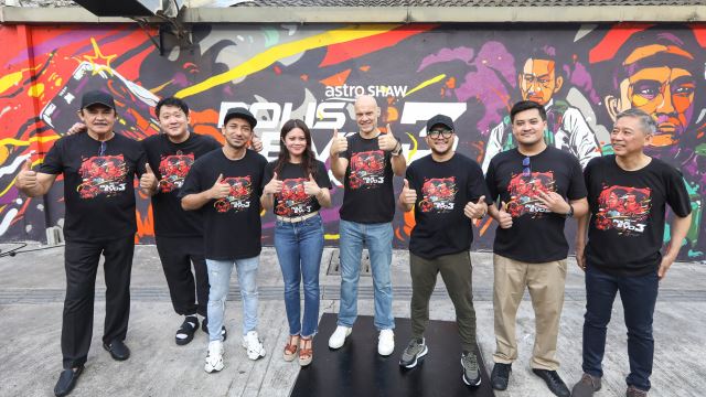 polis evo 3 diabadikan dalam mural gergasi di bandar kuala lumpur