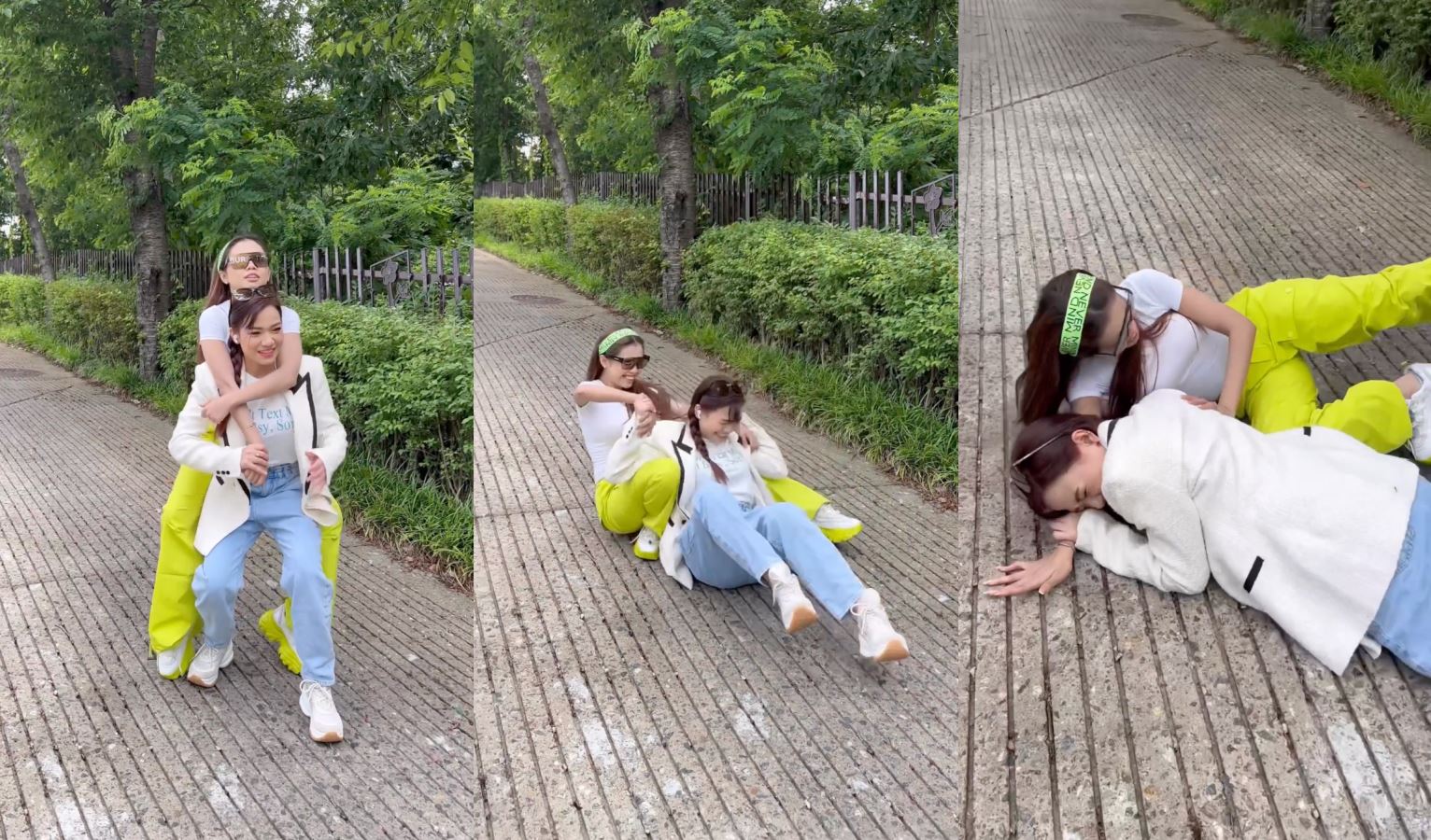 walau badan kecil, bella astillah selamba dukung ruhainies tanpa masalah, “power of mak-mak!”