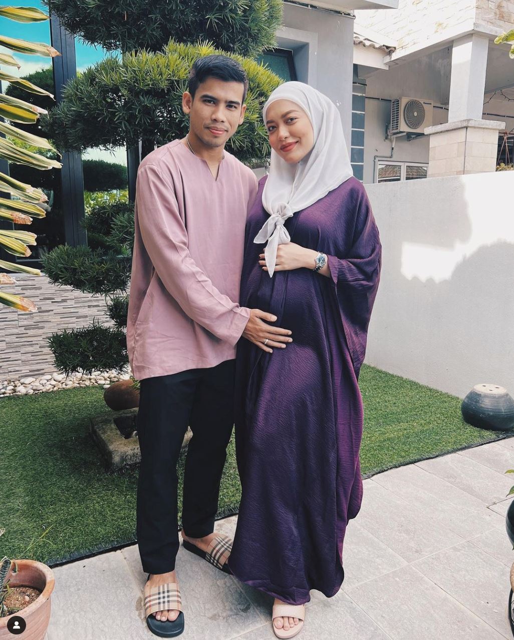 isteri safawi rashid akhirnya tunjuk ‘baby bump’ berusia enam bulan