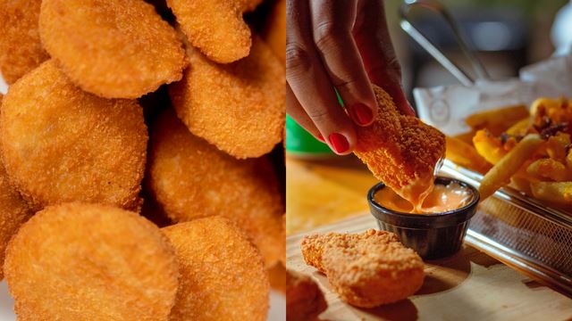 chicken nuggets and dip