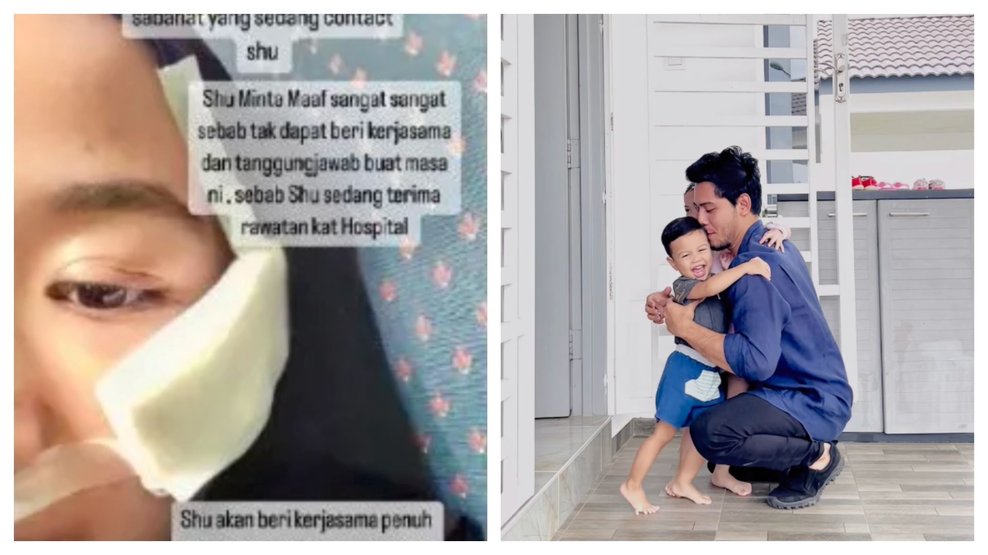 selepas dituduh tumbuk isteri, hafidz roshdi kekal tenang dengan memuatnaik video bersama anak-anak