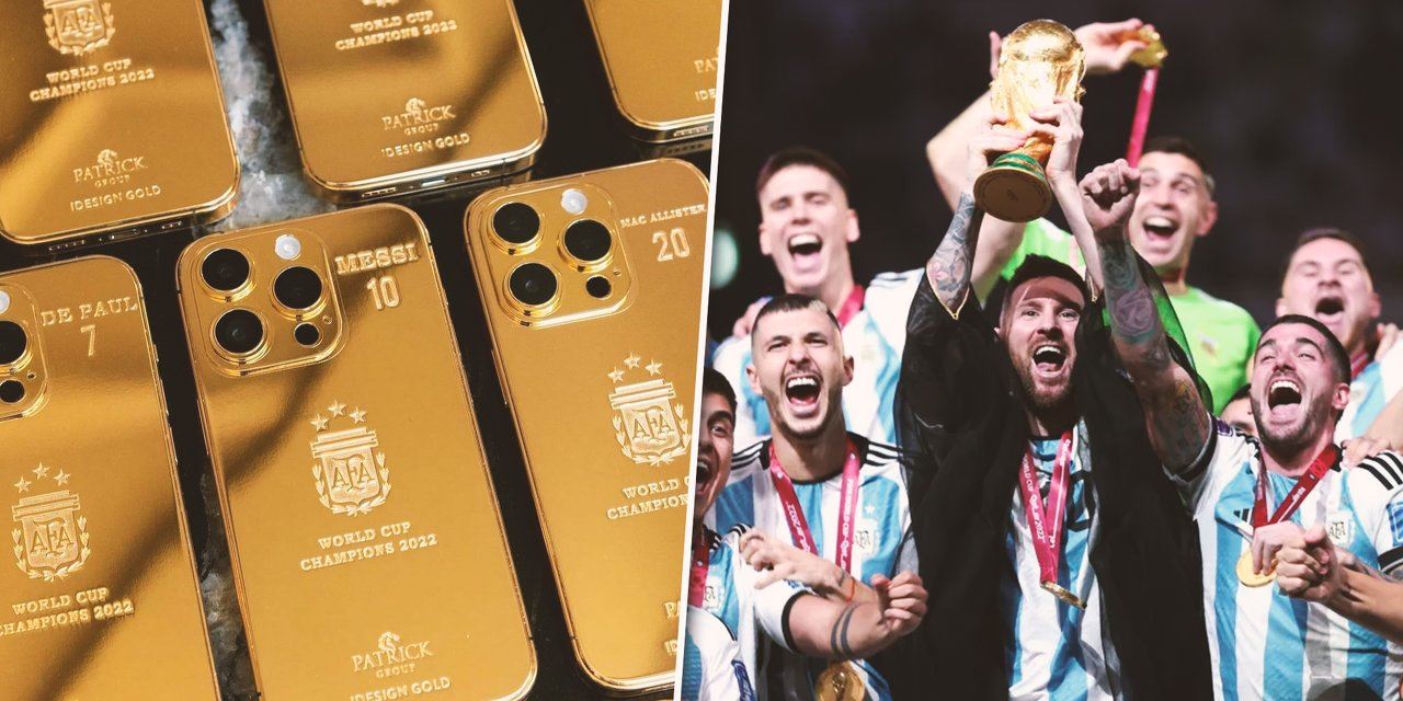 messi cipta kelainan hargai skuad argentina, hadiahkan mereka smartphone emas