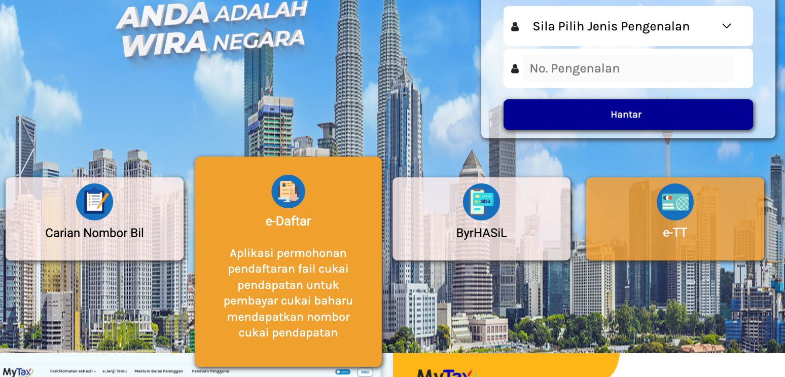 cara nak daftar kali pertama mytax ezhasil 2023, pembayar cukai take note ya!
