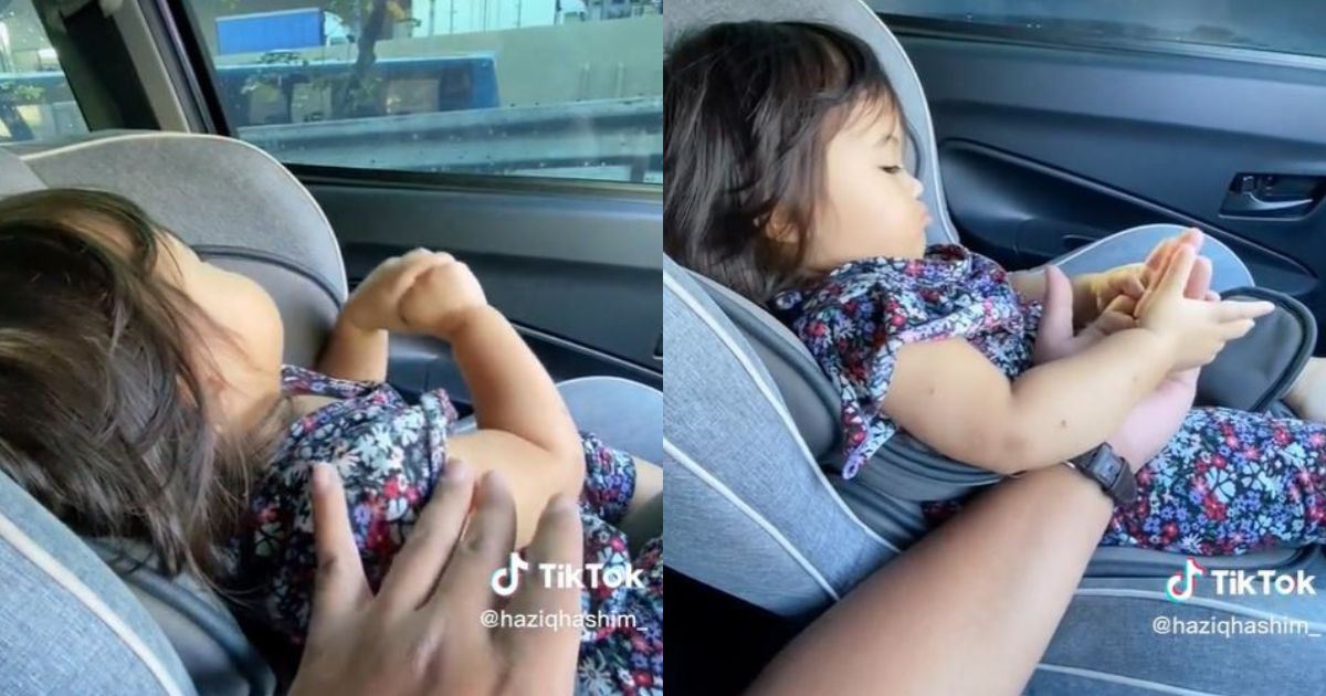 gelagat si ayah pujuk anak curi tumpuan, “perempuan merajuk suka tengok tingkap eh?”