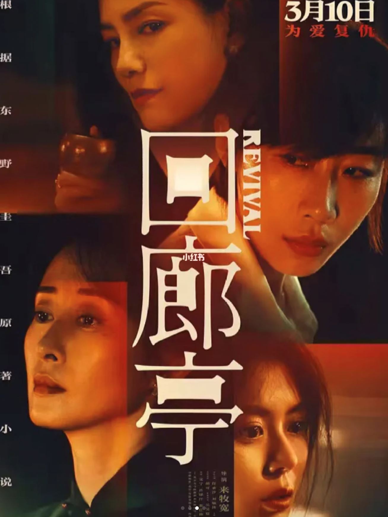 🎬改编自东野圭吾原著小说❗️悬疑电影《回廊亭》上演为爱复仇