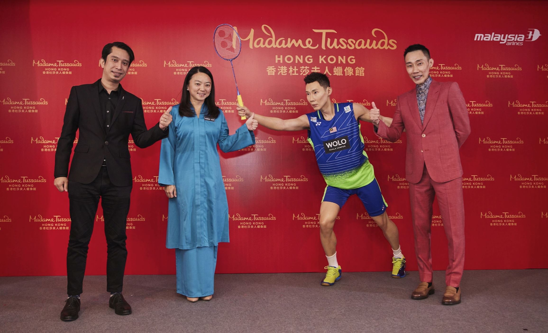 恭喜！李宗伟蜡像永驻【香港杜莎夫人蜡像馆】！