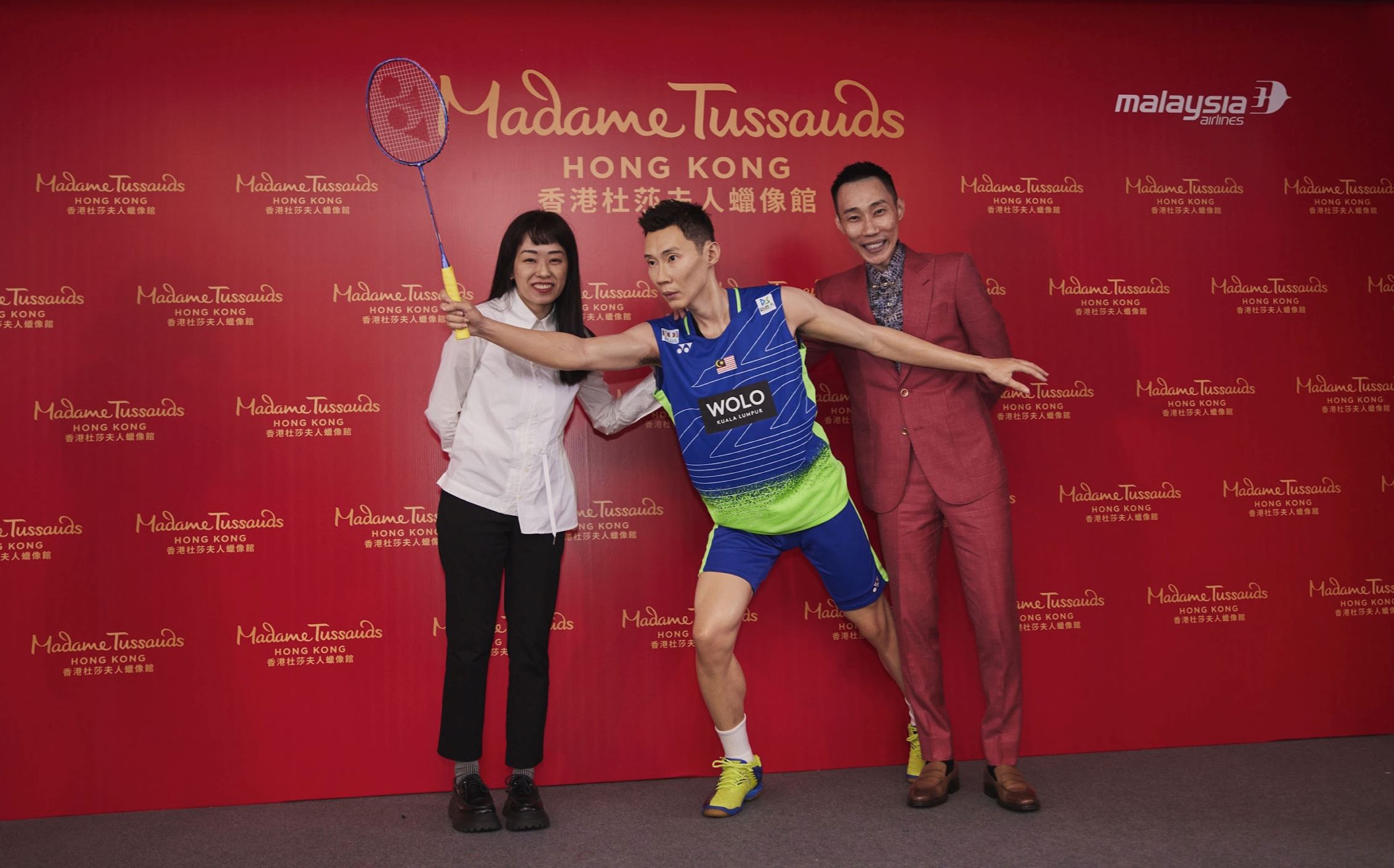 恭喜！李宗伟蜡像永驻【香港杜莎夫人蜡像馆】！