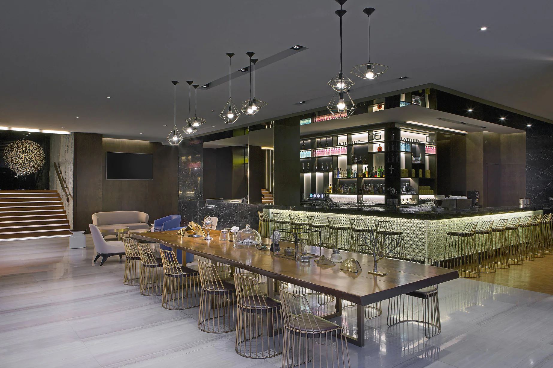 Interior of Latitude05 at Le Meridien Kota Kinabalu