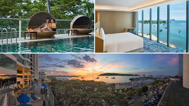 Photos of amenities and view at Le Meridien Kota Kinabalu