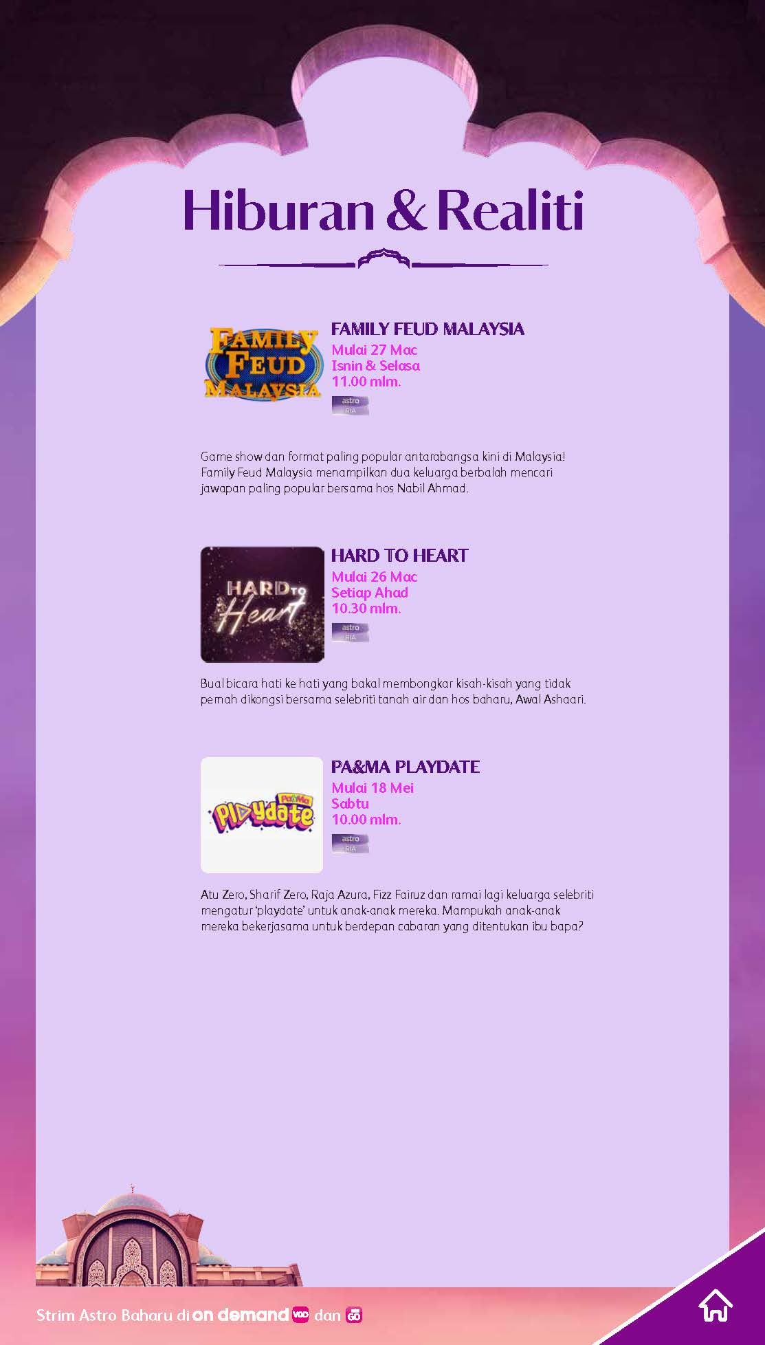 raikan kemuliaan ramadan dengan rancangan hiburan berilmiah di astro!