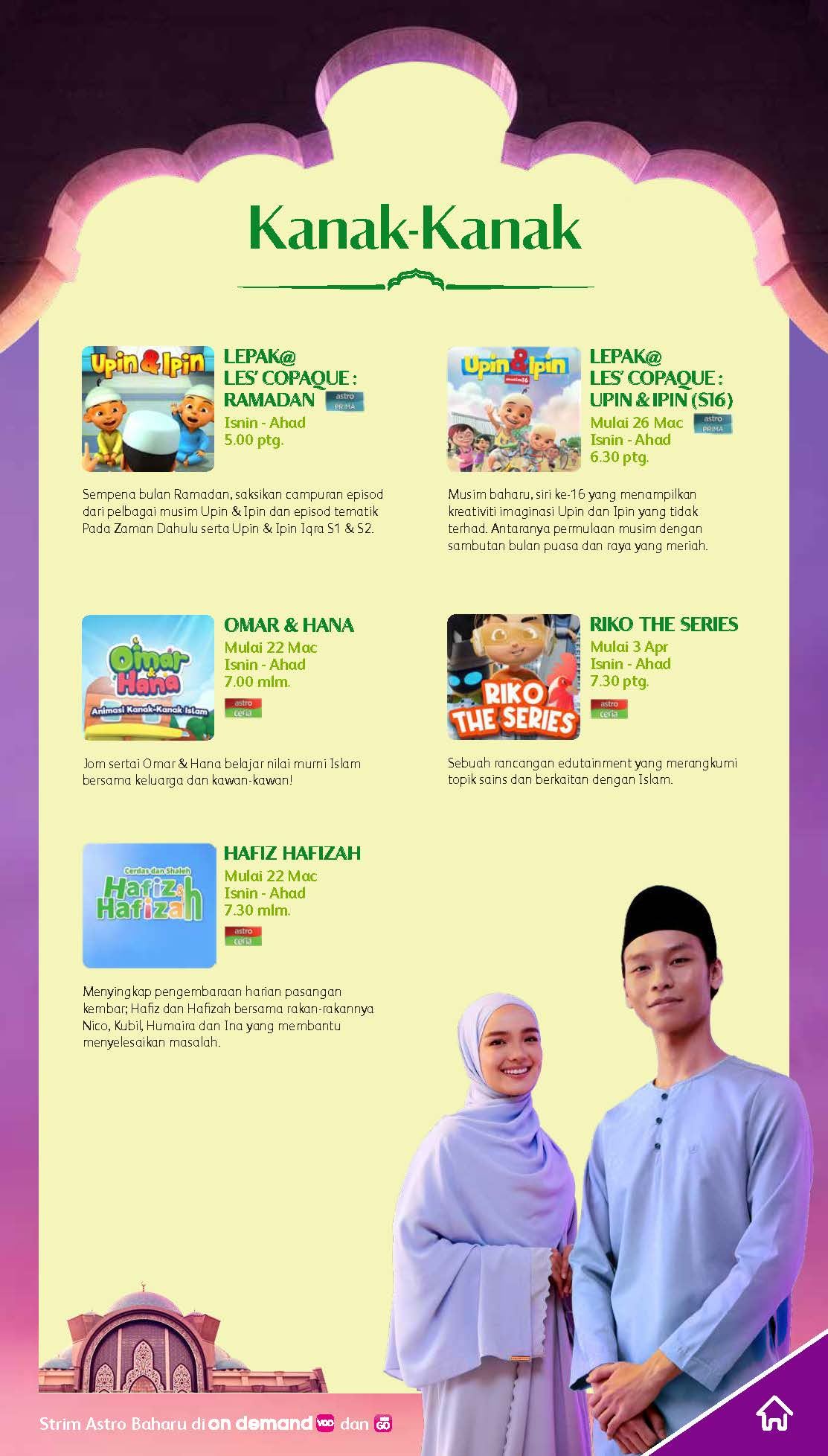 raikan kemuliaan ramadan dengan rancangan hiburan berilmiah di astro!