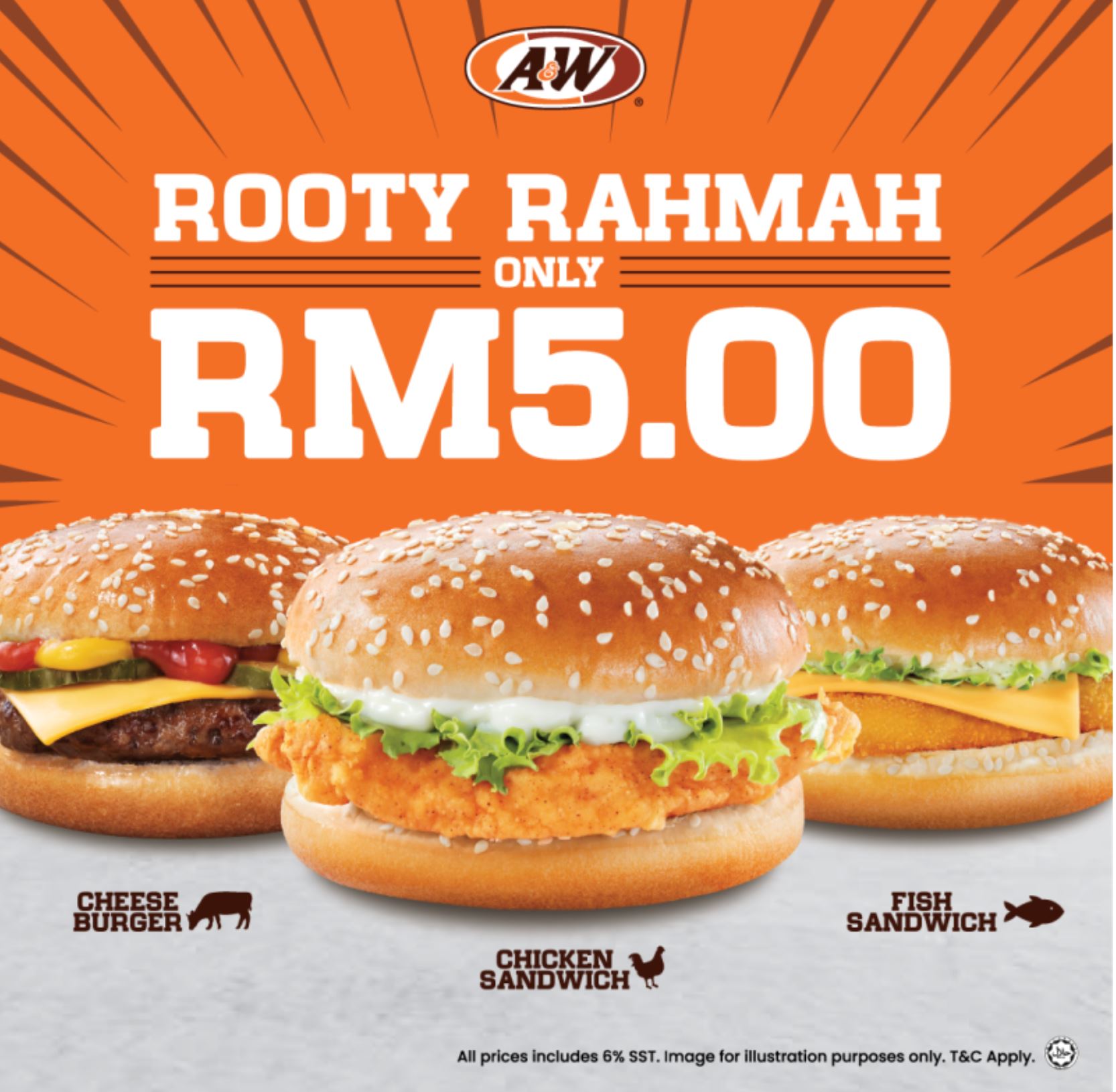 大马5家快餐店推【rm5套餐】！斋戒月特惠！