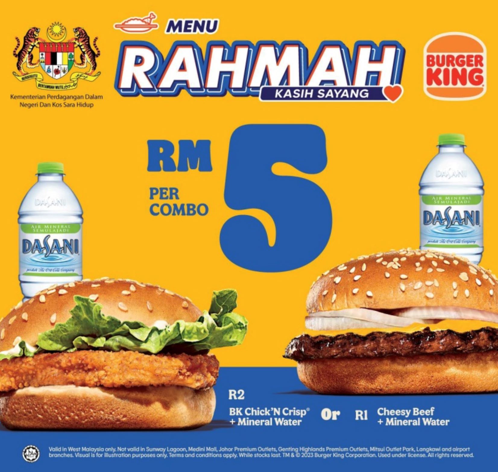 大马5家快餐店推【rm5套餐】！斋戒月特惠！
