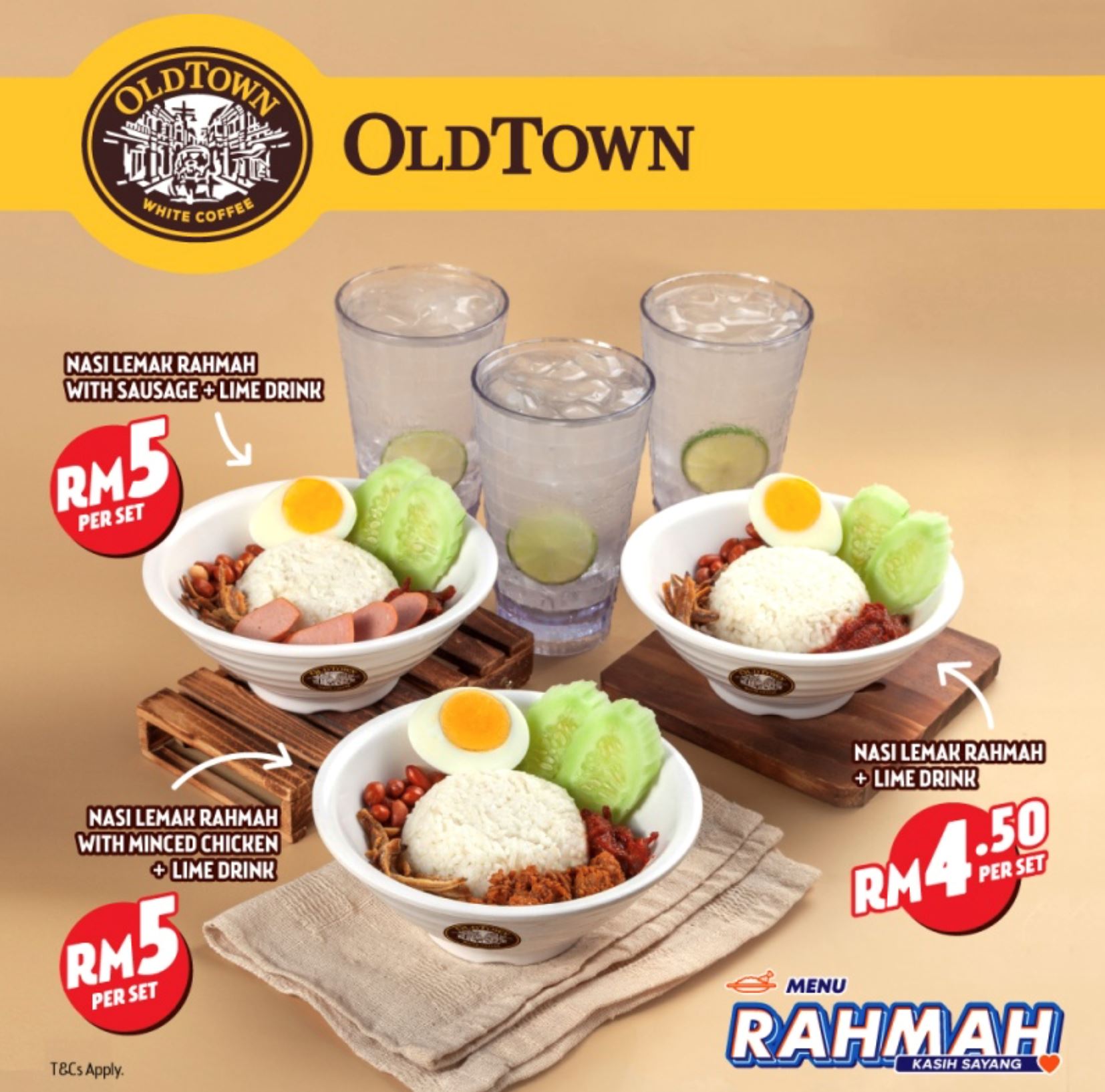 大马5家快餐店推【rm5套餐】！斋戒月特惠！