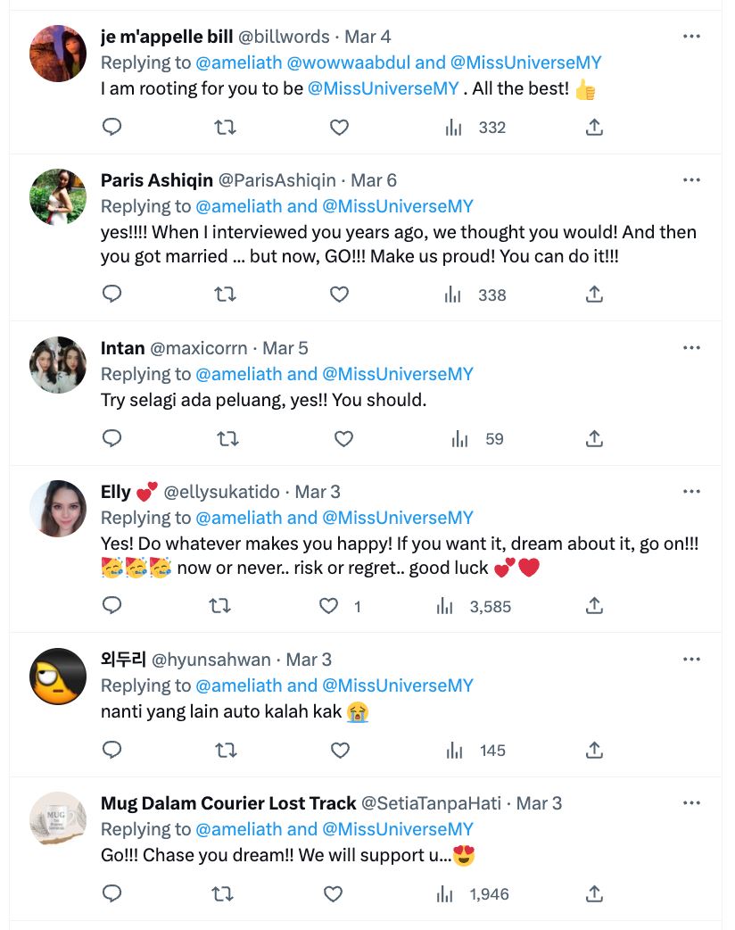 “patutkah saya sertai miss universe malaysia?” amelia henderson luah idea ‘gila’