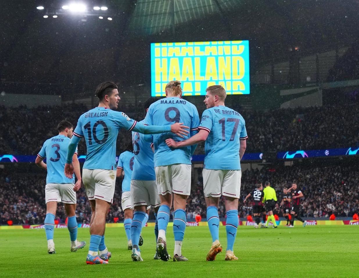 historic haaland guides man city into champions league quarterfinals 