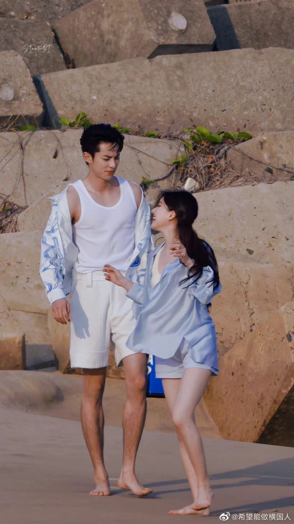 ⚠️王鹤棣、赵露思合体拍广告❗️俊男美女同框真的太养眼