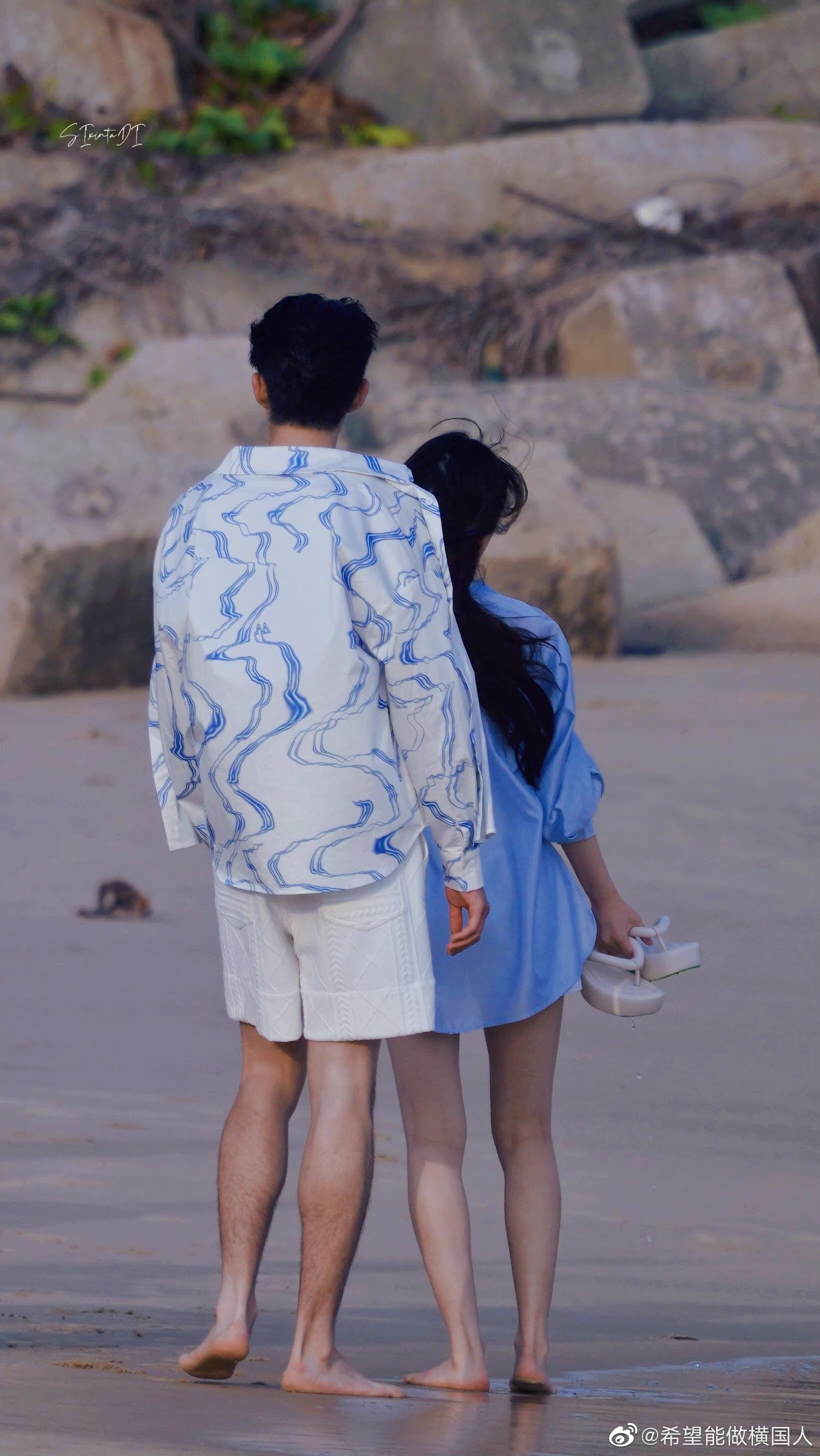 ⚠️王鹤棣、赵露思合体拍广告❗️俊男美女同框真的太养眼