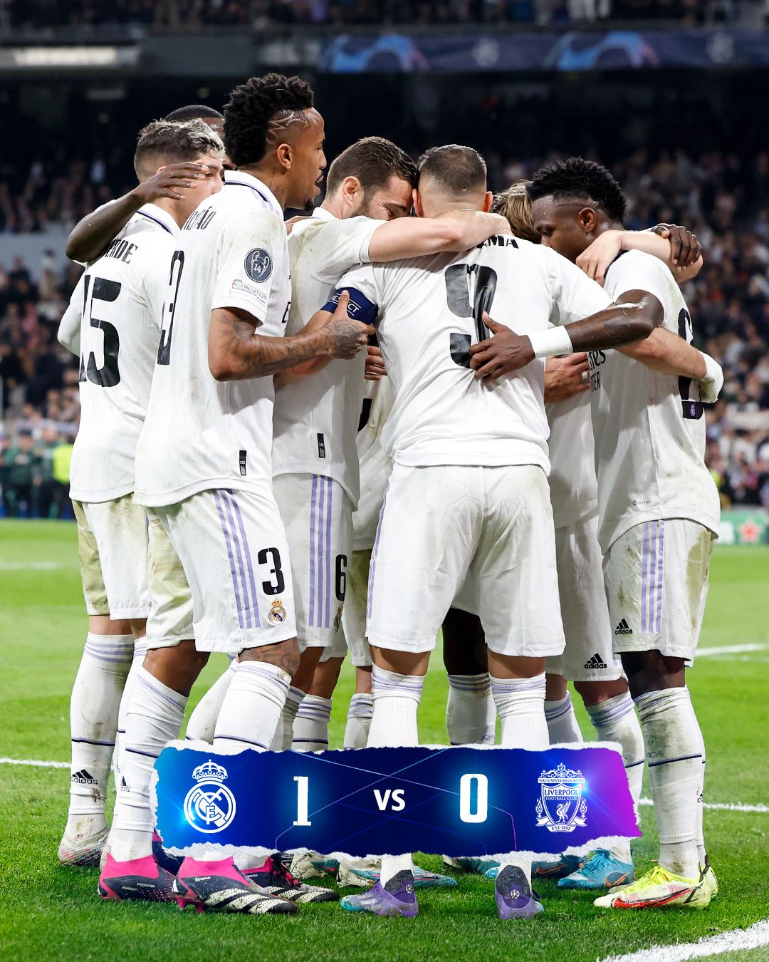 real madrid ke suku akhir liga juara-juara!