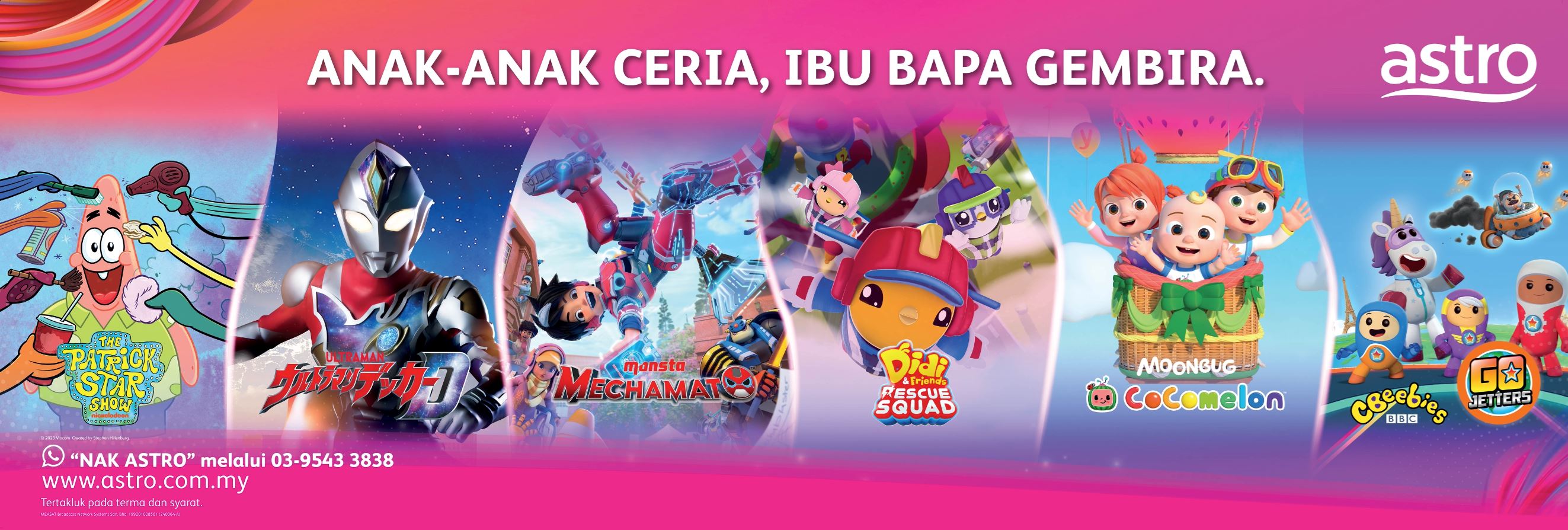 alami astro baharu dengan kandungan selamat dan seronok untuk kanak-kanak