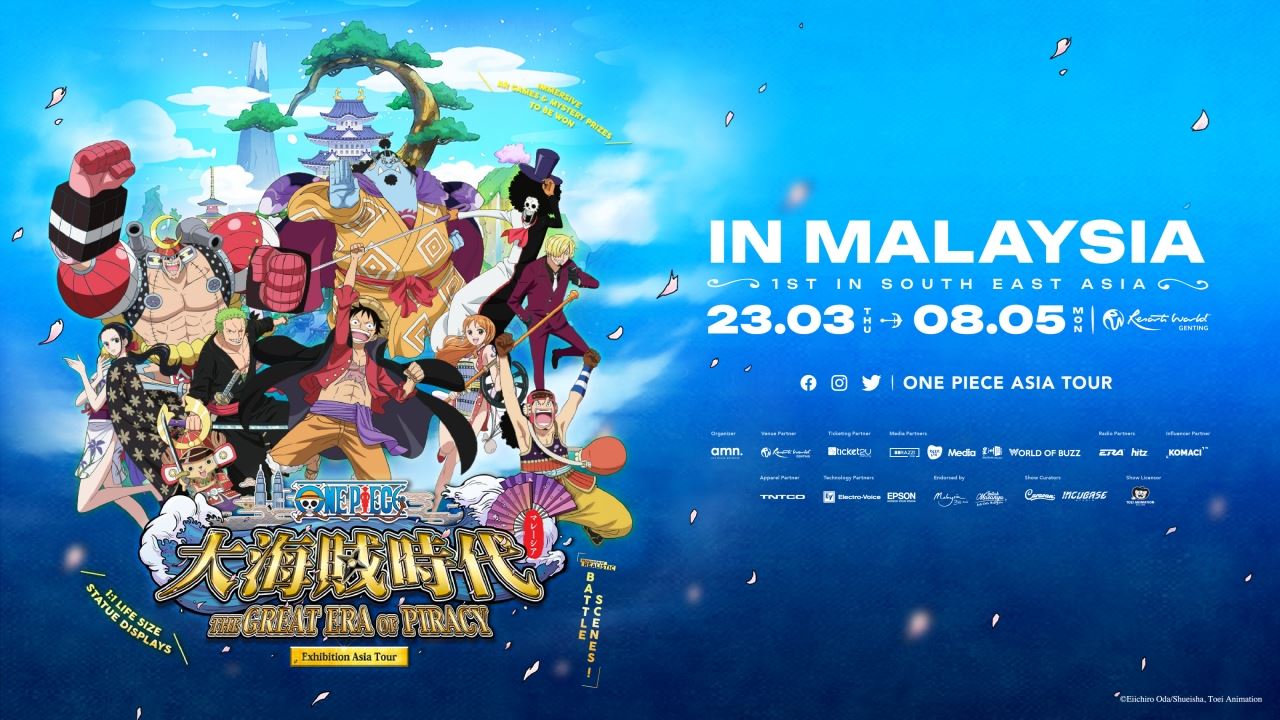 one piece ‘tawan’ negara, jelajah asia the great era of piracy pertama dan terbesar di malaysia!