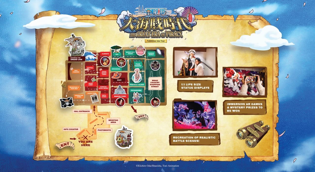 one piece ‘tawan’ negara, jelajah asia the great era of piracy pertama dan terbesar di malaysia!