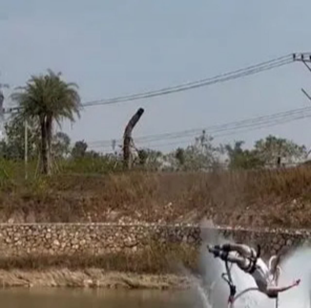 pelancong nyaris temui ajal lepas tali bungee jumping putus di udara