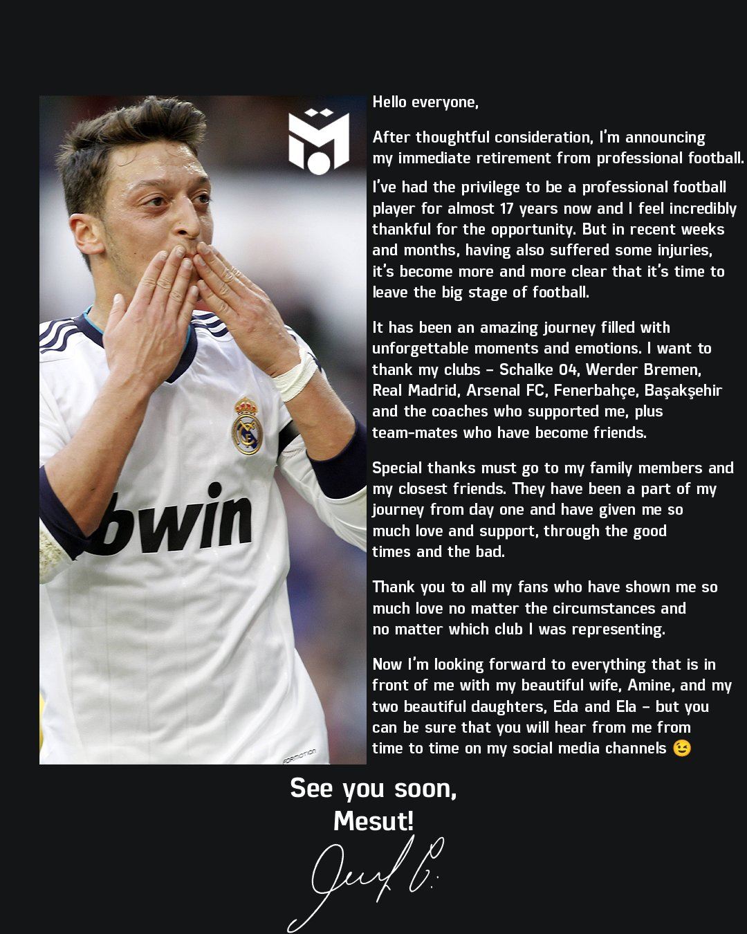 mesut ozil hangs up his boots 