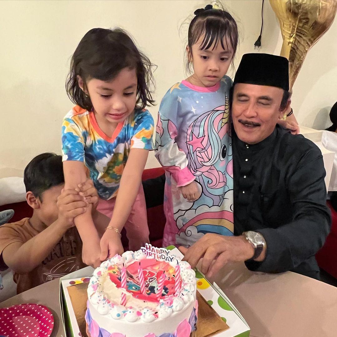 ahli keluarga sambut hari lahir anak perempuan puteri sarah, “mana syamsul?” - netizen