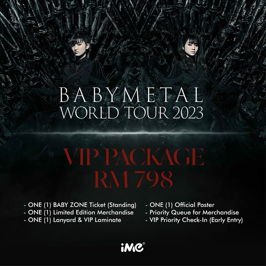 🇯🇵日本人气重金属偶像女团babymetal来马开唱❗️6月4日和大马乐迷一起摇滚🎸
