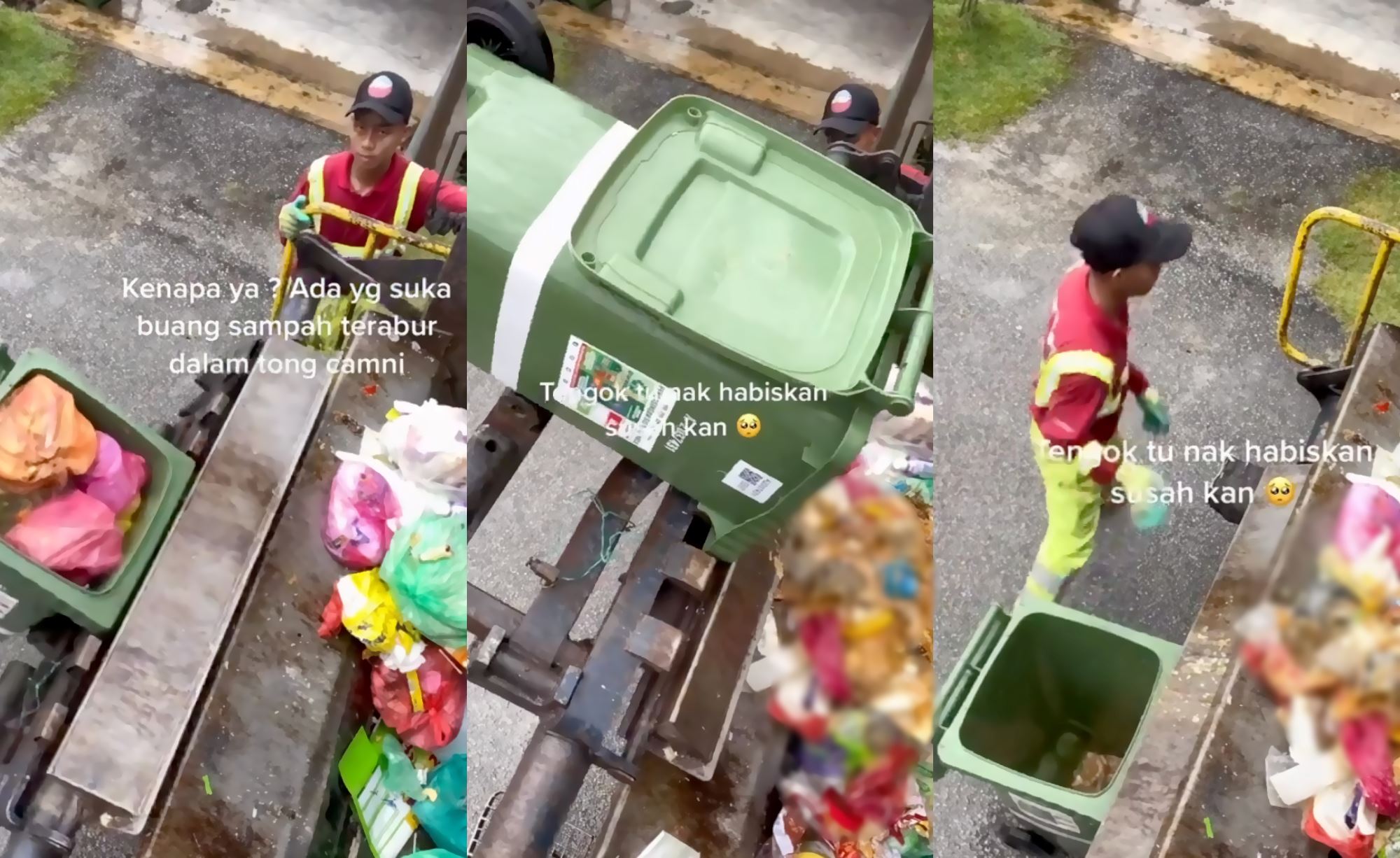 cleaner urges m’sians to throw away trash properly in viral video, netizens agree!