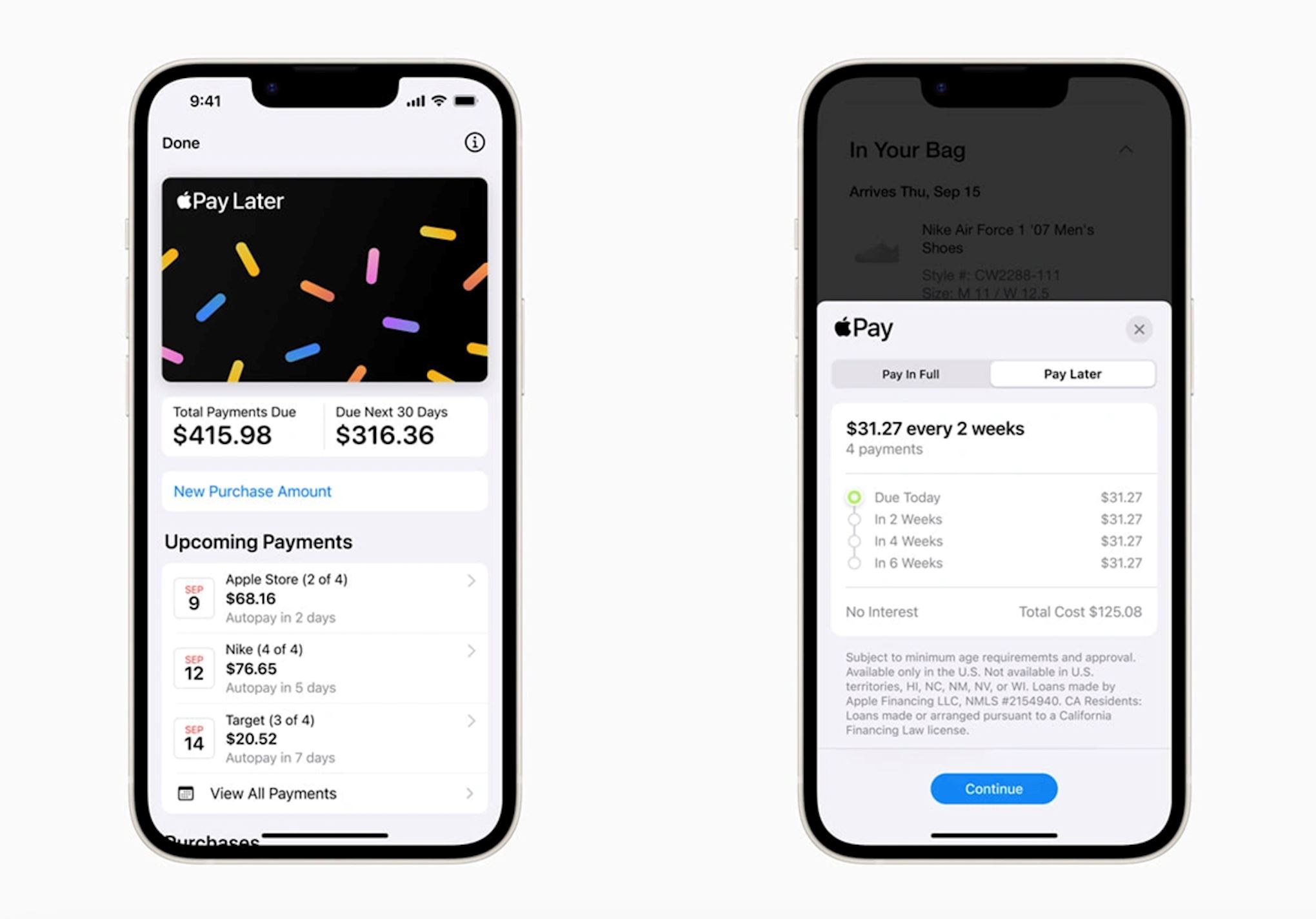 apple先买后付上线！6周分期零利息！