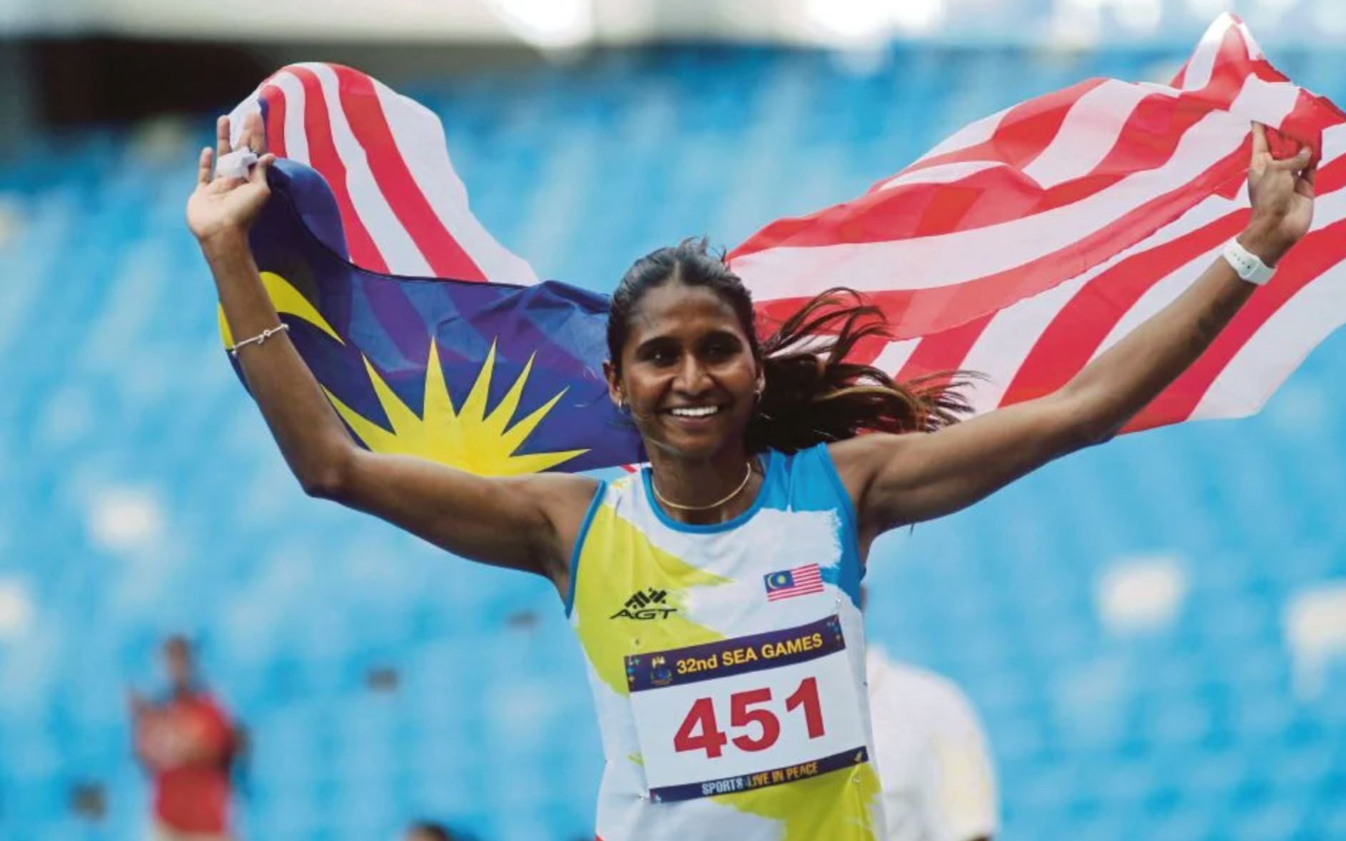 shereen samson vallabouy wins malaysia's first athletics gold in 24 years at 2023 sea games!