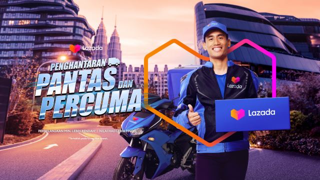 kupon penghantaran pantas percuma lazada