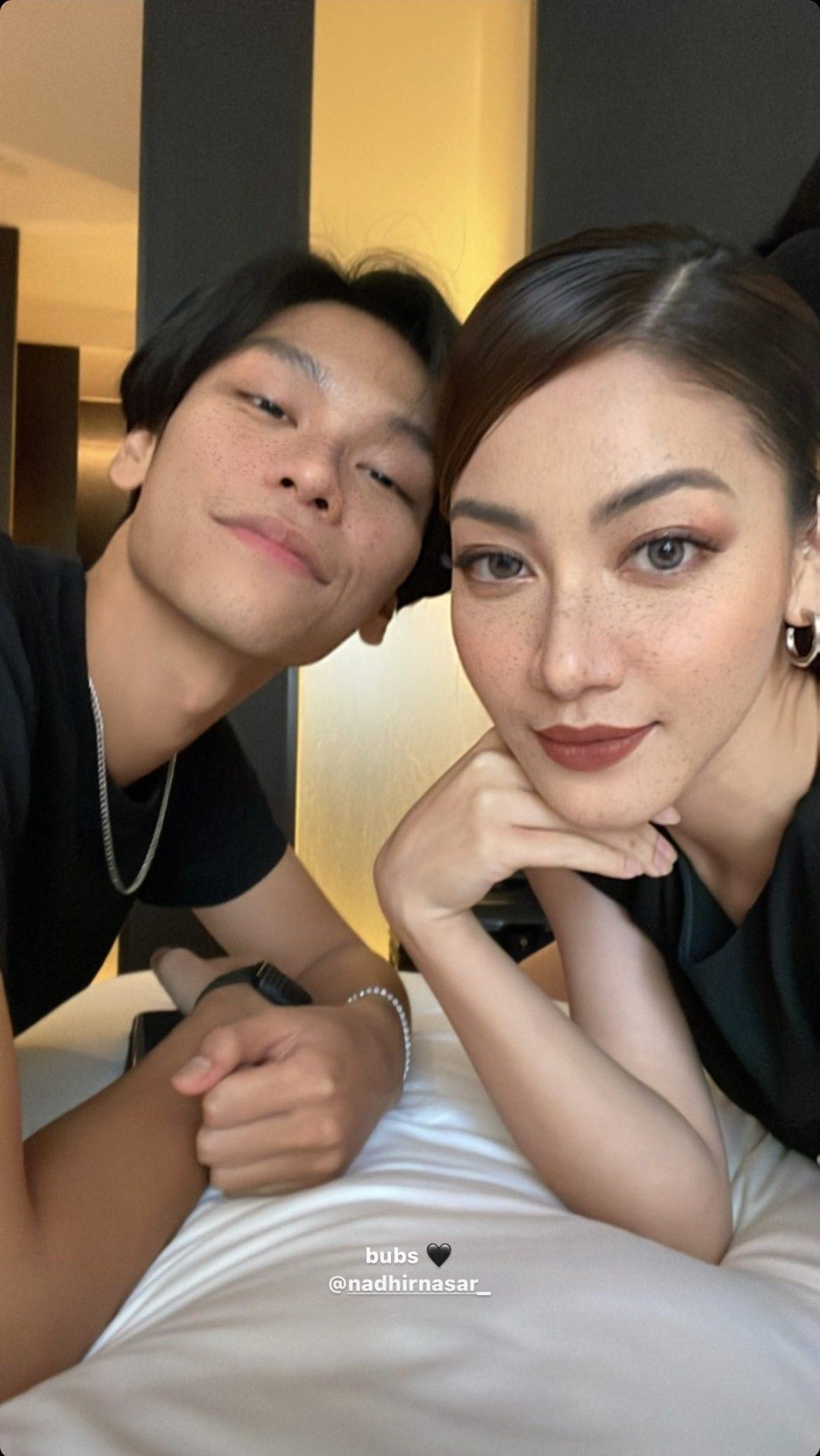 “betul ke nadhir nassar bercinta dengan angel dolla?,” netizen mula spekulasi