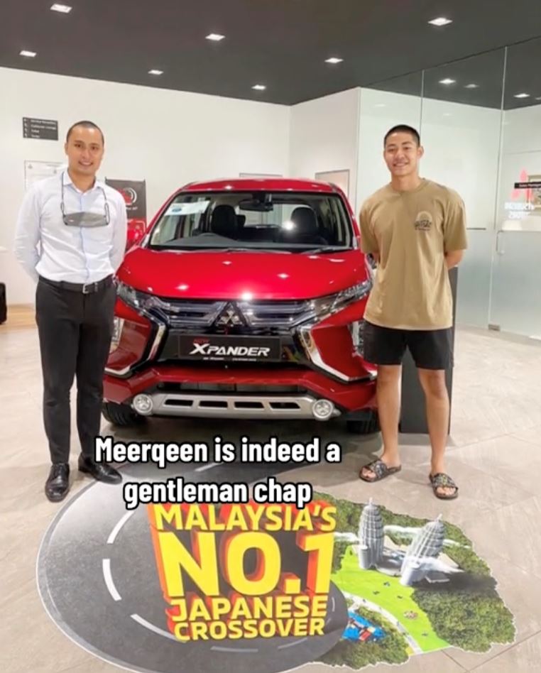 peminat kagum lihat meerqeen mampu beli kereta pada usia baru 22 tahun