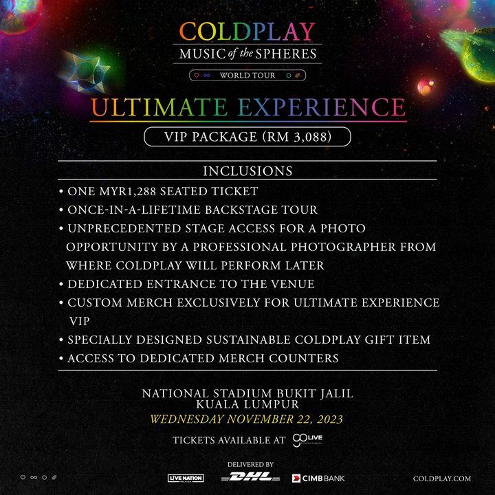 tiket konsert coldplay cecah hingga rm3,088, netizen harap ada tiket ‘harga rahmah’