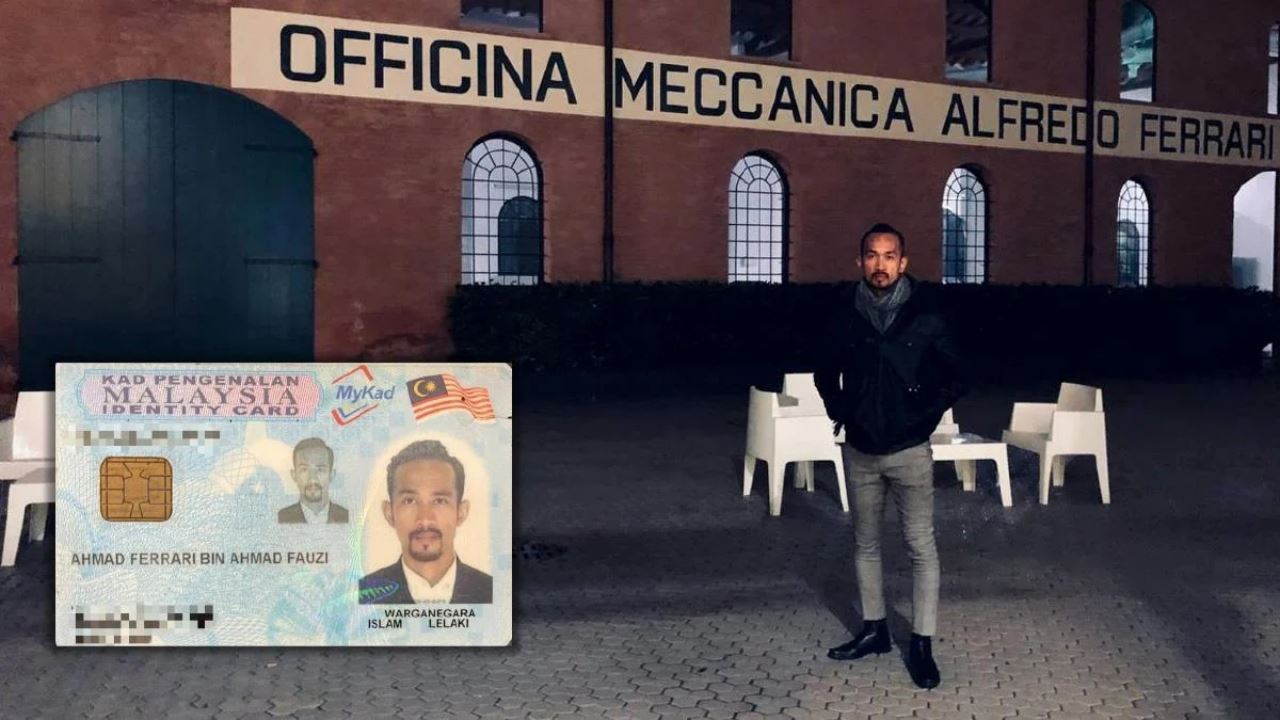 “saya tak malu pun dengan nama saya sendiri,” – ahmad ferrari 