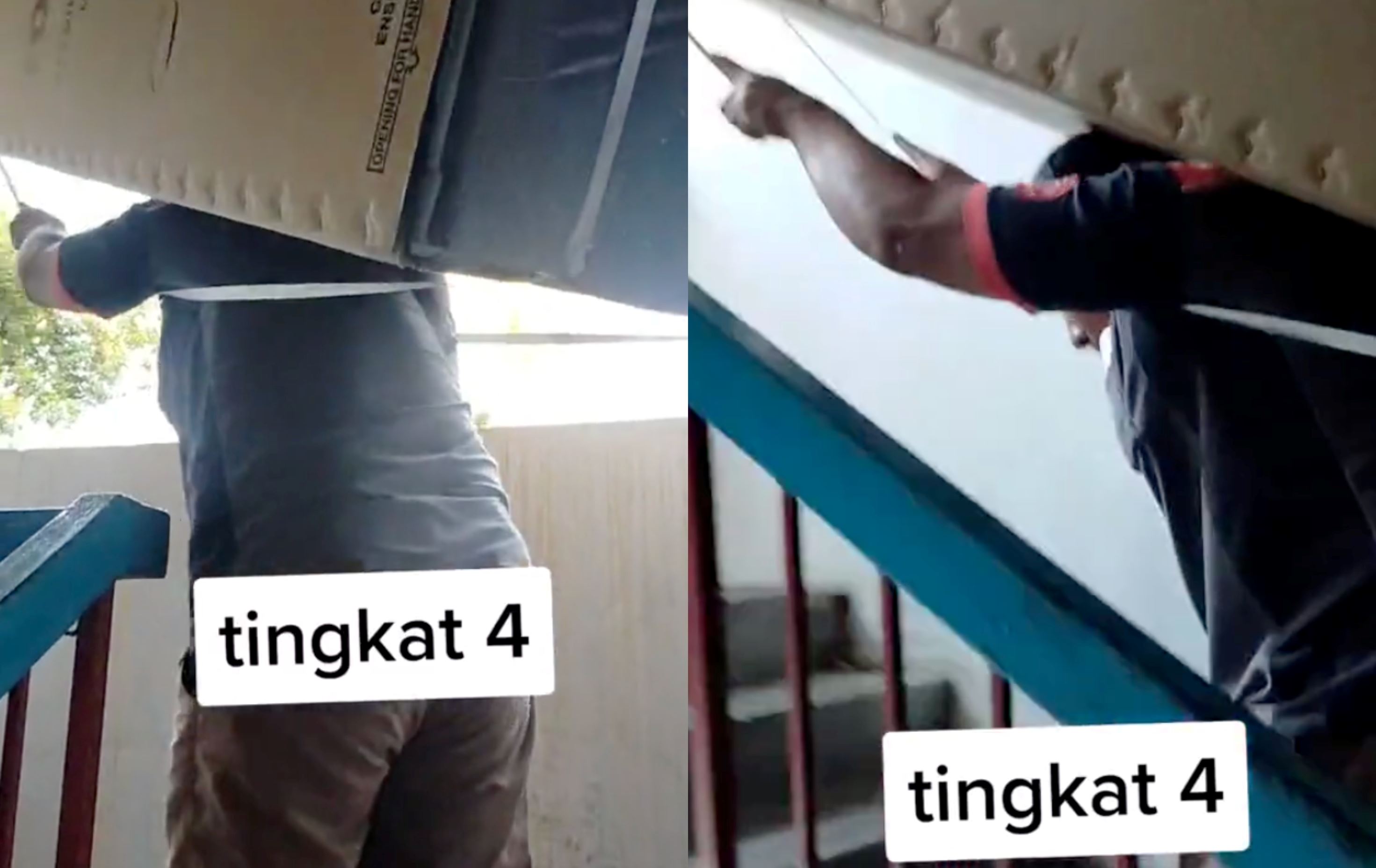 m’sians praise hardworking man after video of him carrying refrigerator on his back went viral!