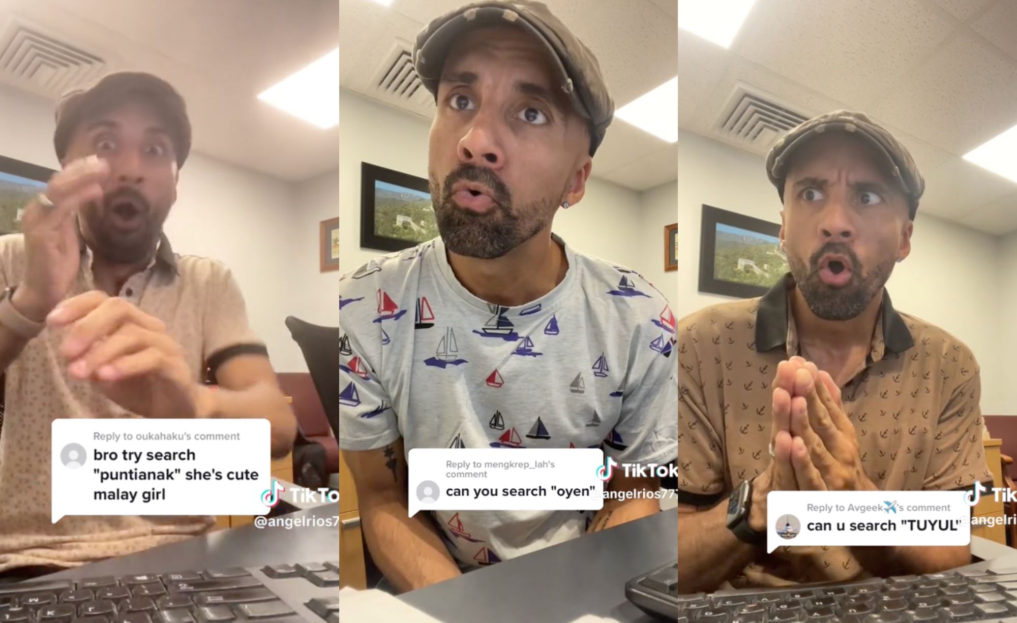 from oyen to puntianak: foreign tiktoker's search for malay words leaves netizens hysterical! 