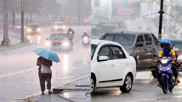 waspada! ribut petir, hujan lebat bakal berlaku di 10 negeri sehingga 6 petang