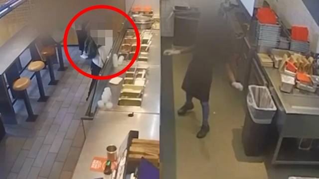 berang makanan lambat siap, pelanggan bertindak serang pekerja restoran