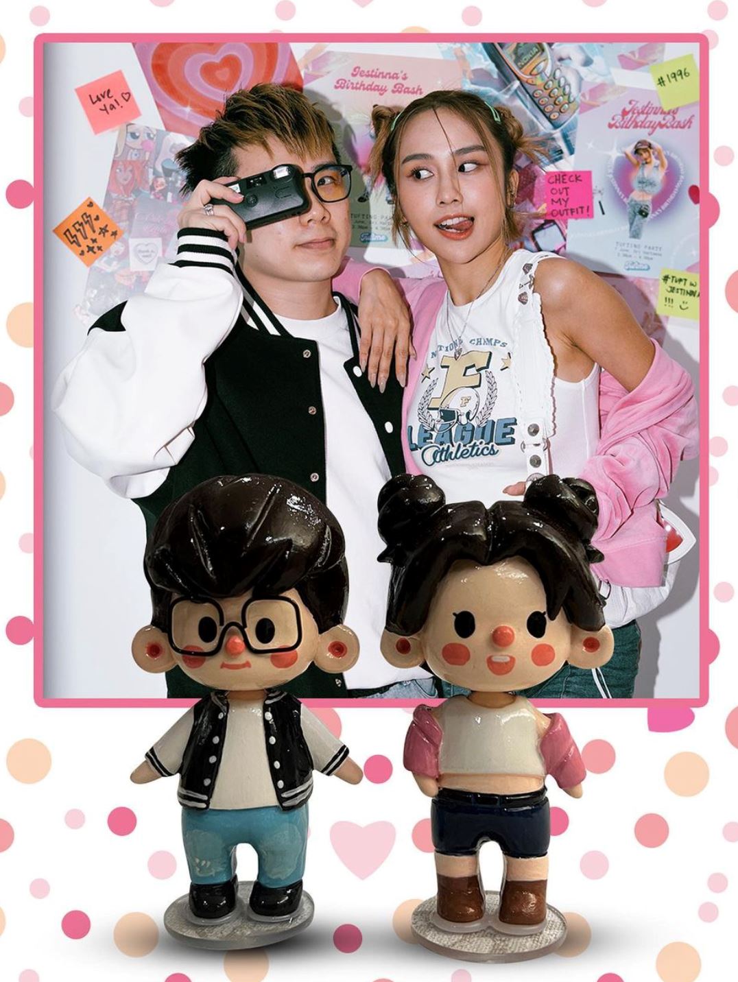 🎂jestinna过生日豪送礼物给朋友❗️danny送上专属盲盒公仔好甜💗