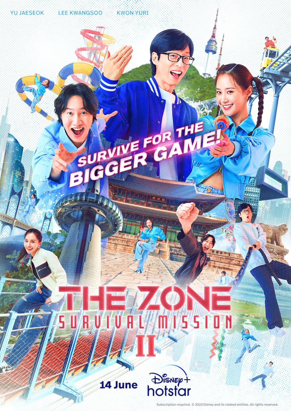 korean variety show the zone: survival mission returns to disney+ hotstar!