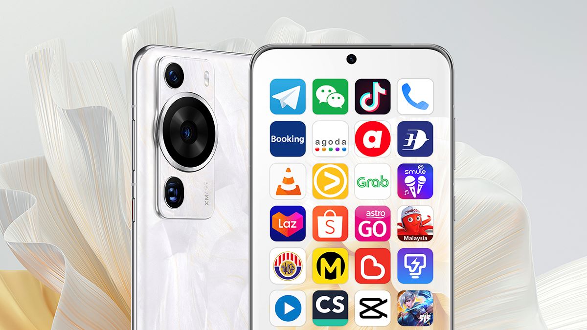 HUAWEI P60 Pro screen showing AppGallery