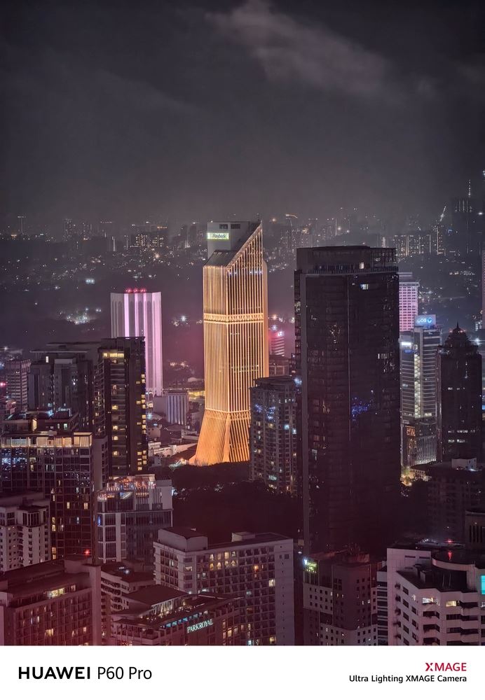 Night skyline of KL city