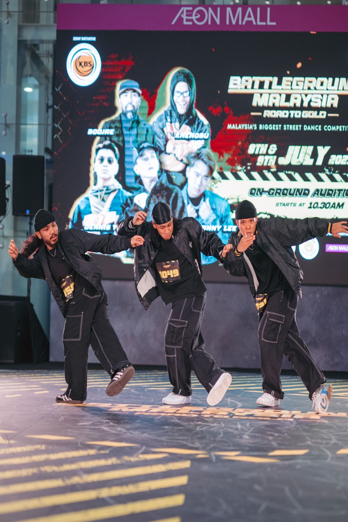 dancers at Battleground Malaysia audition